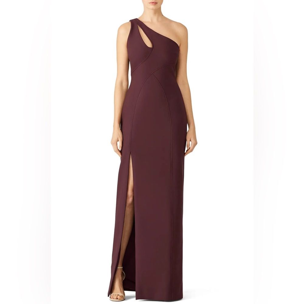 Cinq à Sept Maroon Gianna Gown
